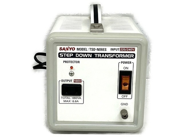 SANYO ステップダウントランス　TSD-N06ES SANYO TSD-N06ES ステップダウントランス ジャンク T7027457 ☆SANYO