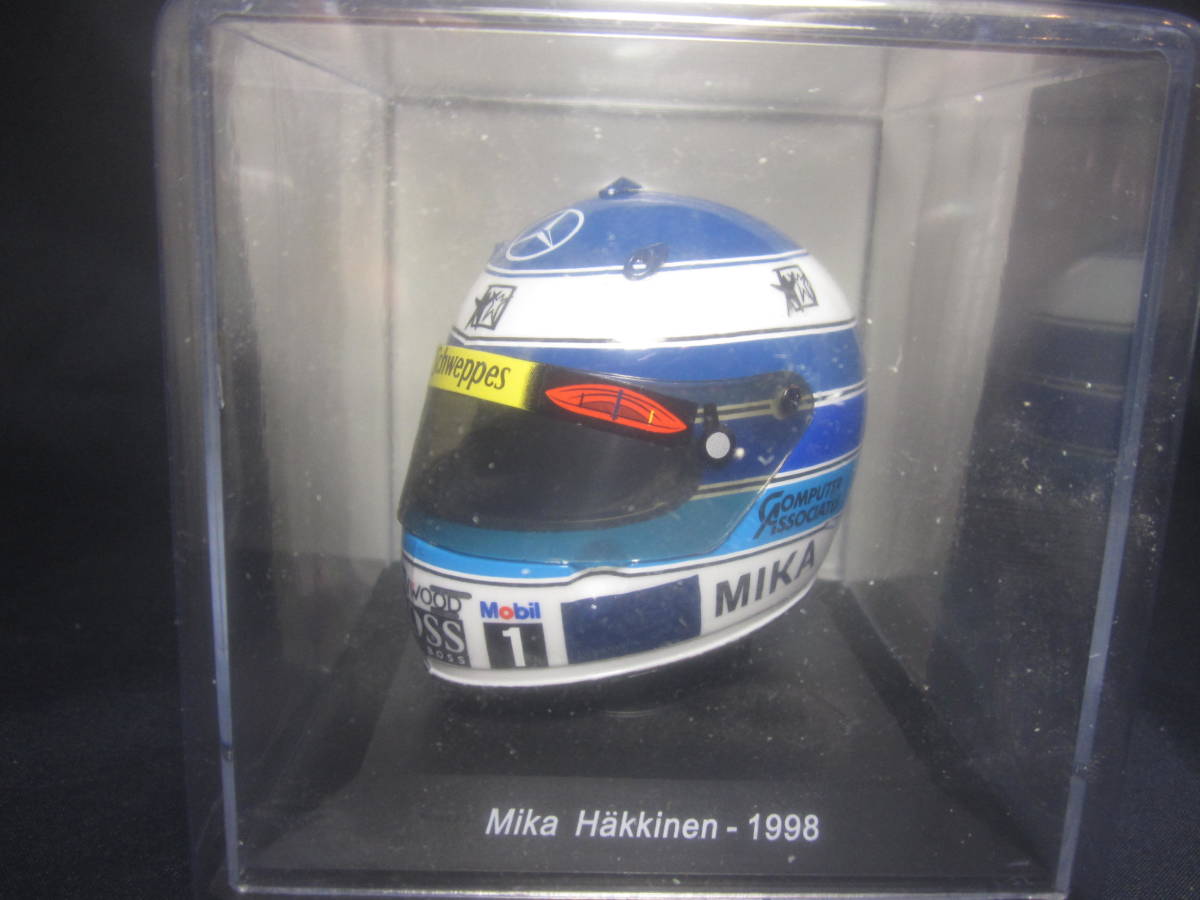 0 : 1:5 1⁄5 ヘルメット Spark Helmet HAKKINEN MIKA F1 Casco World 