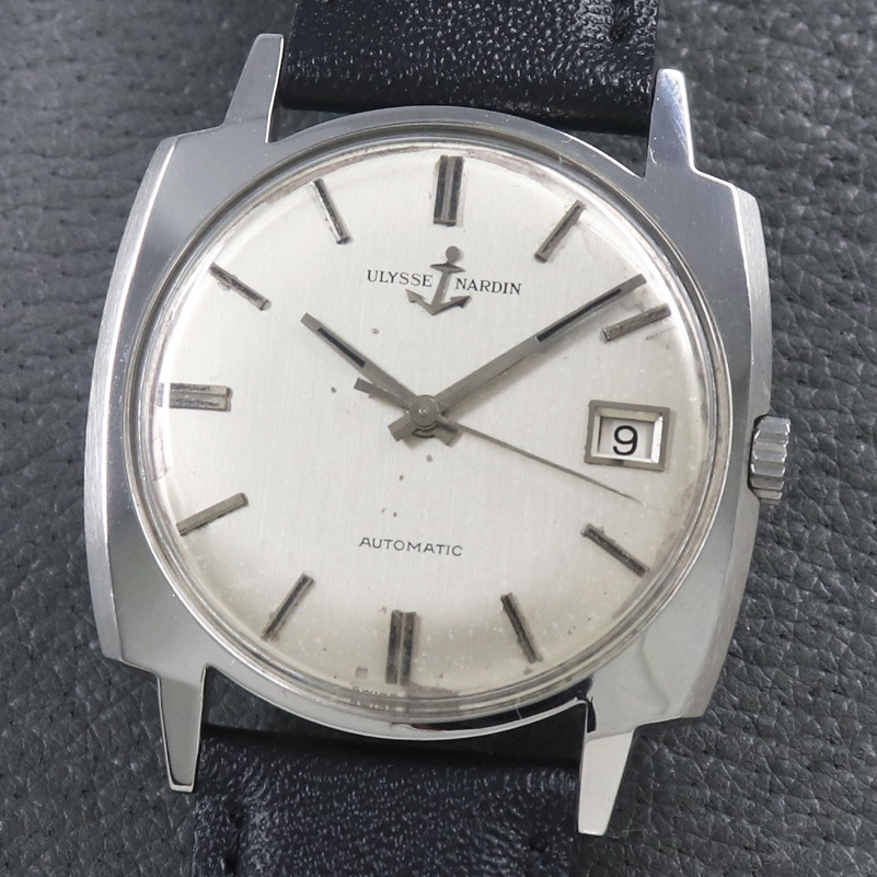 ULYSSE NARDIN ユリスナルダン オートマチック 自動巻 クッション型 