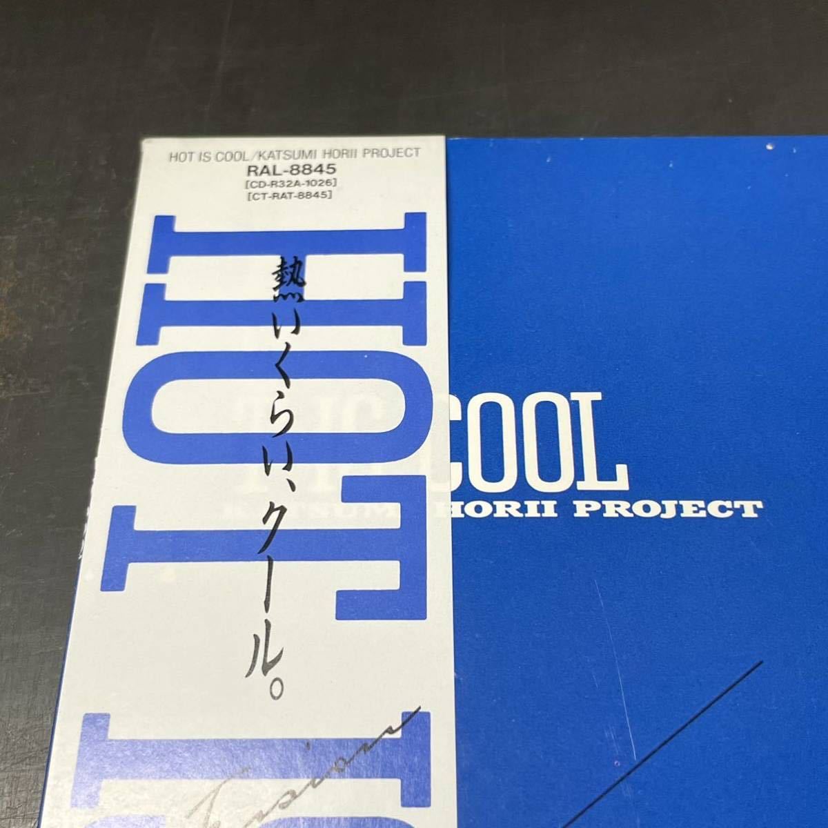 ☆LP☆見本盤☆帯付☆極美盤☆堀井勝美PROJECT HOT IS COOL AIR RAL