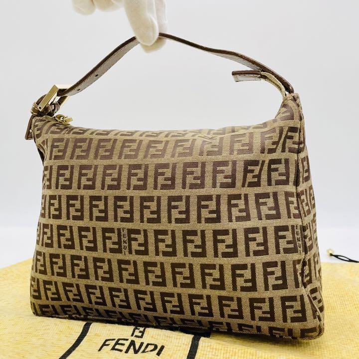 超高級 極美品》 FENDI フェンディ ズッキーノ アクセサリー ポーチ 