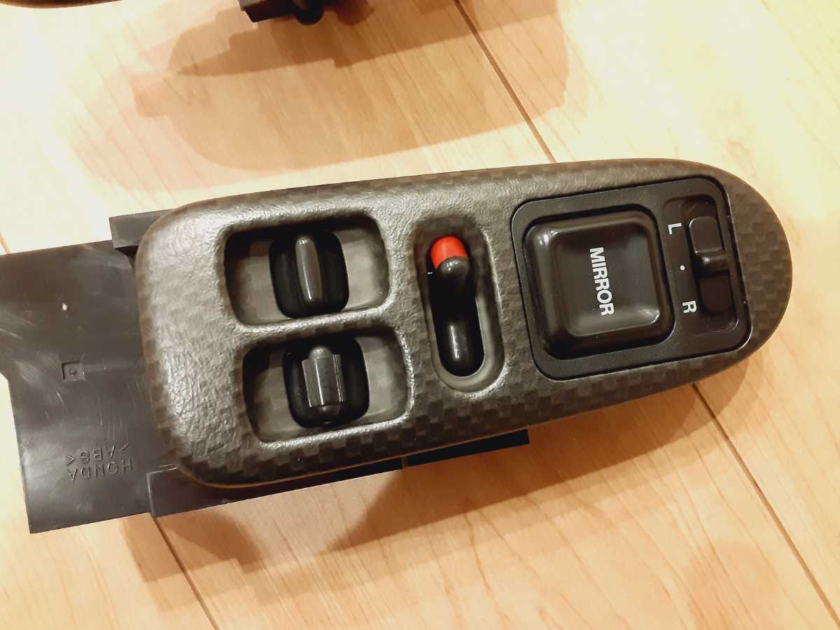 DC2 インテグラ　パワーウィンドウ　スイッチ類 DC2 インテグラタイプR 純正パワーウインドスイッチ左右セット 【公式