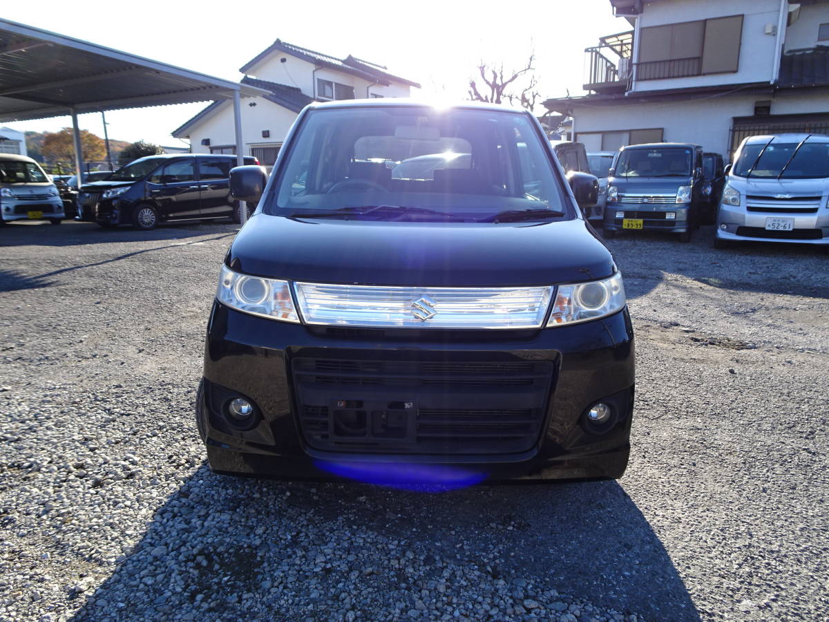ワゴンRスティングレー*検6/12迄*4WD*HID*スマートキー*ナビ*ワンセグ 