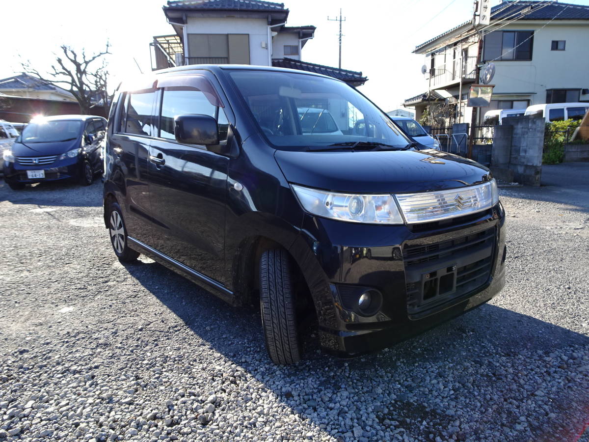 ワゴンRスティングレー*検6/12迄*4WD*HID*スマートキー*ナビ*ワンセグ 