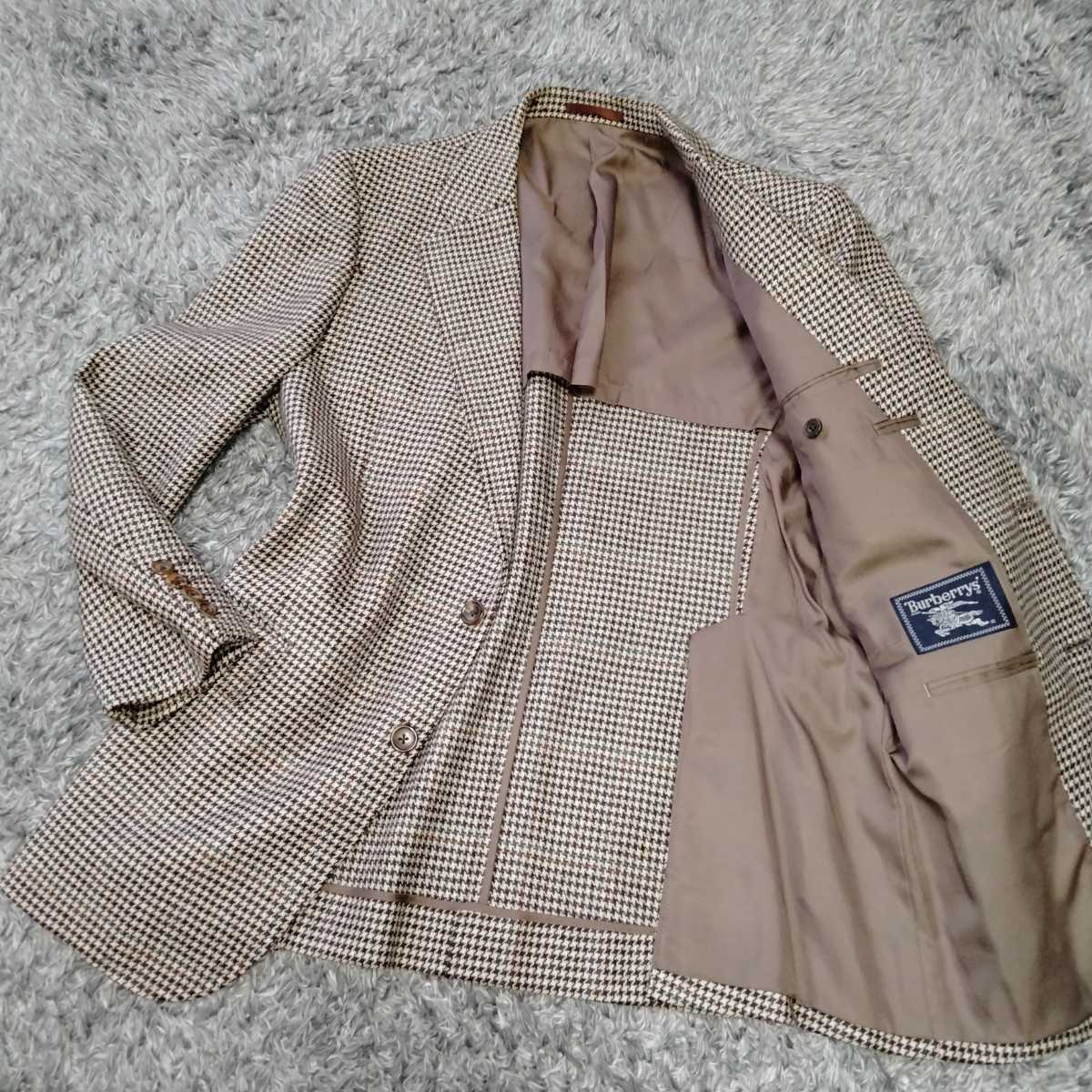 バーバリー【漂う風格】Burberry スーツ テーラードジャケット 千鳥格 