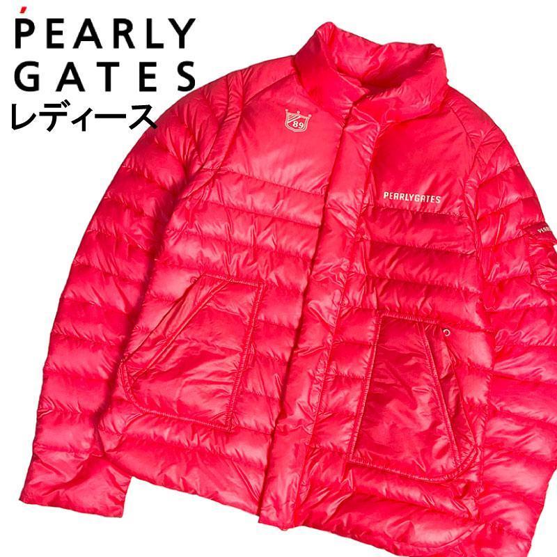 PEARLY GATES パーリーゲイツ 2WAYダウンジャケット ピンク 2 管理番号