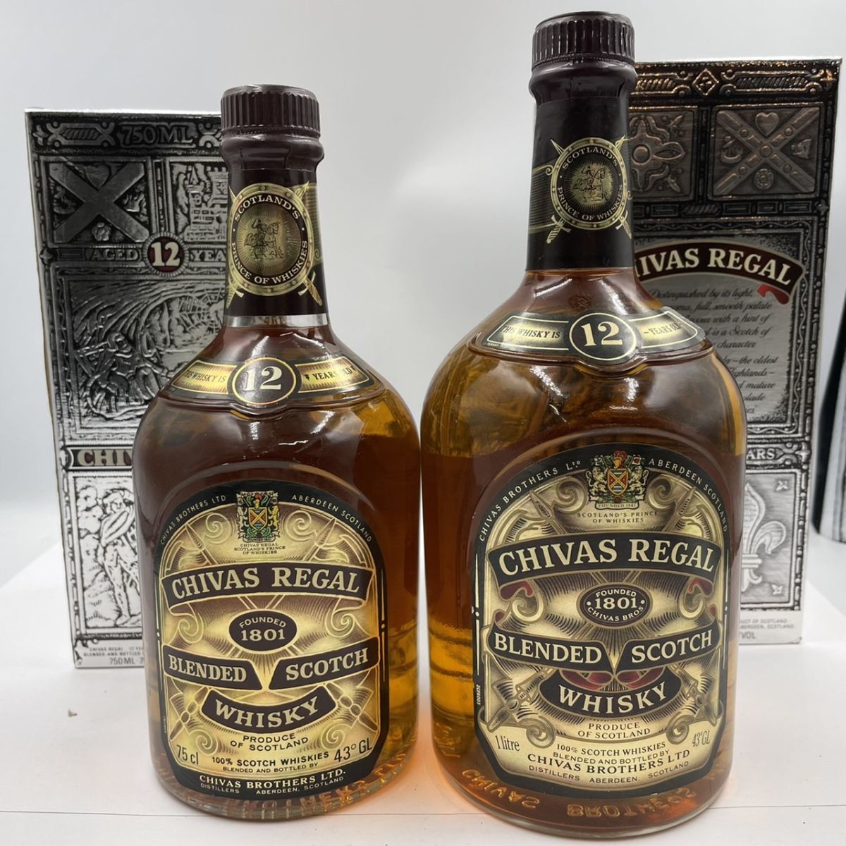ALC558 まとめ □ CHIVAS REGAL シーバスリーガル 12年 2本セット