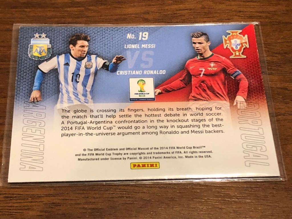 2014 PANINI PRIZM 『CRISTIANO RONALDO×Lionel Messi 』ロナウド 