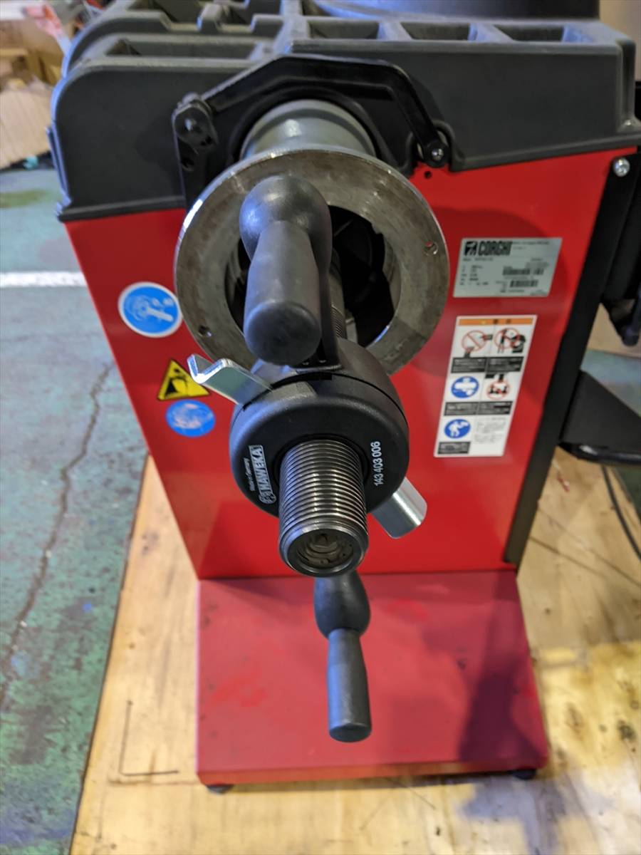 ●BA6002 中古 ホイールバランサー CORGHI(コーギ/イタリア) EM7340 仕様は下記詳細確認 100V (状態〇/電源を含めて簡単な動作確認済)_7