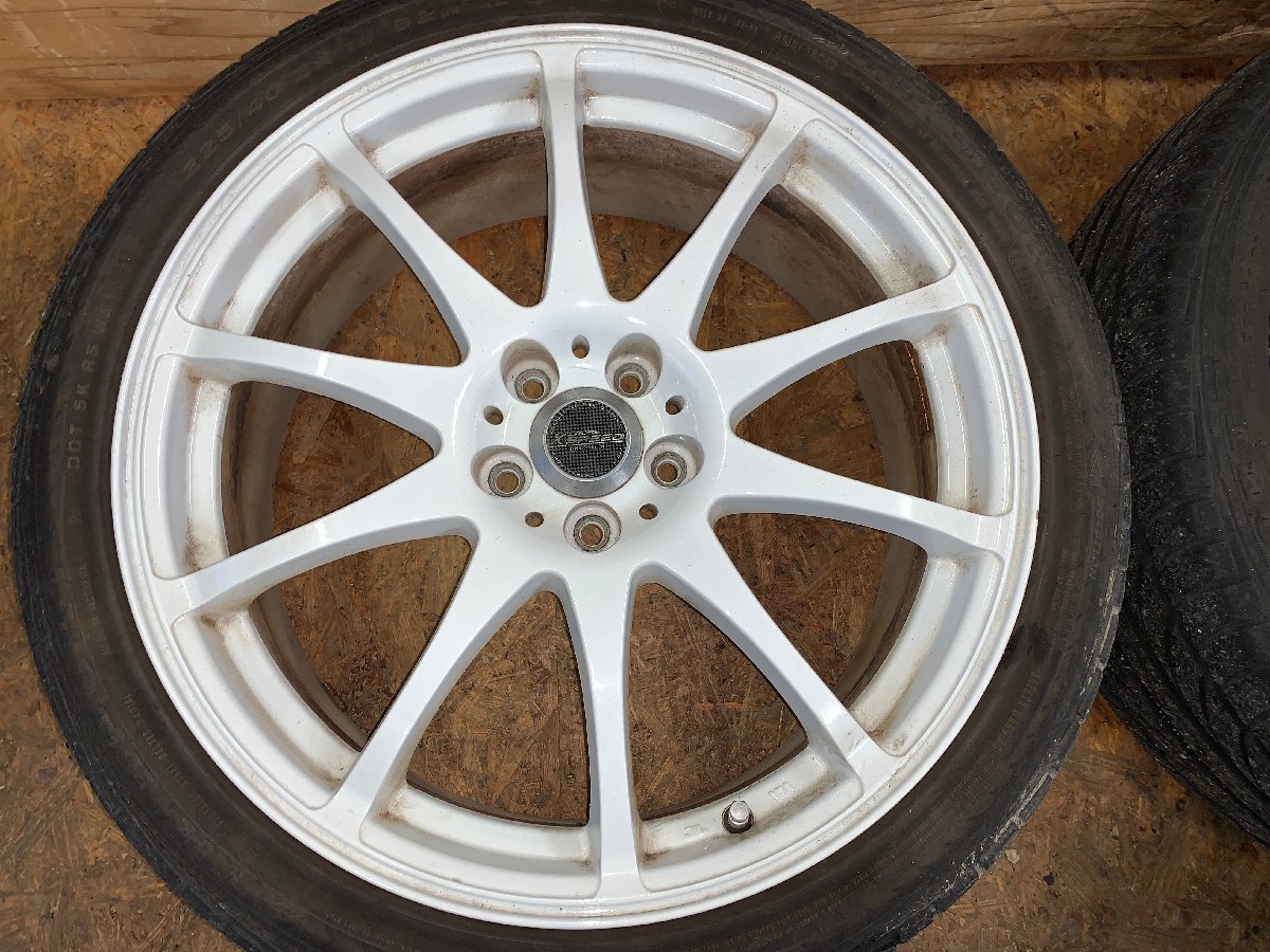 クロススピード 18インチ CROSS x ホットスタッフ 5穴 PCD114.3 +38
