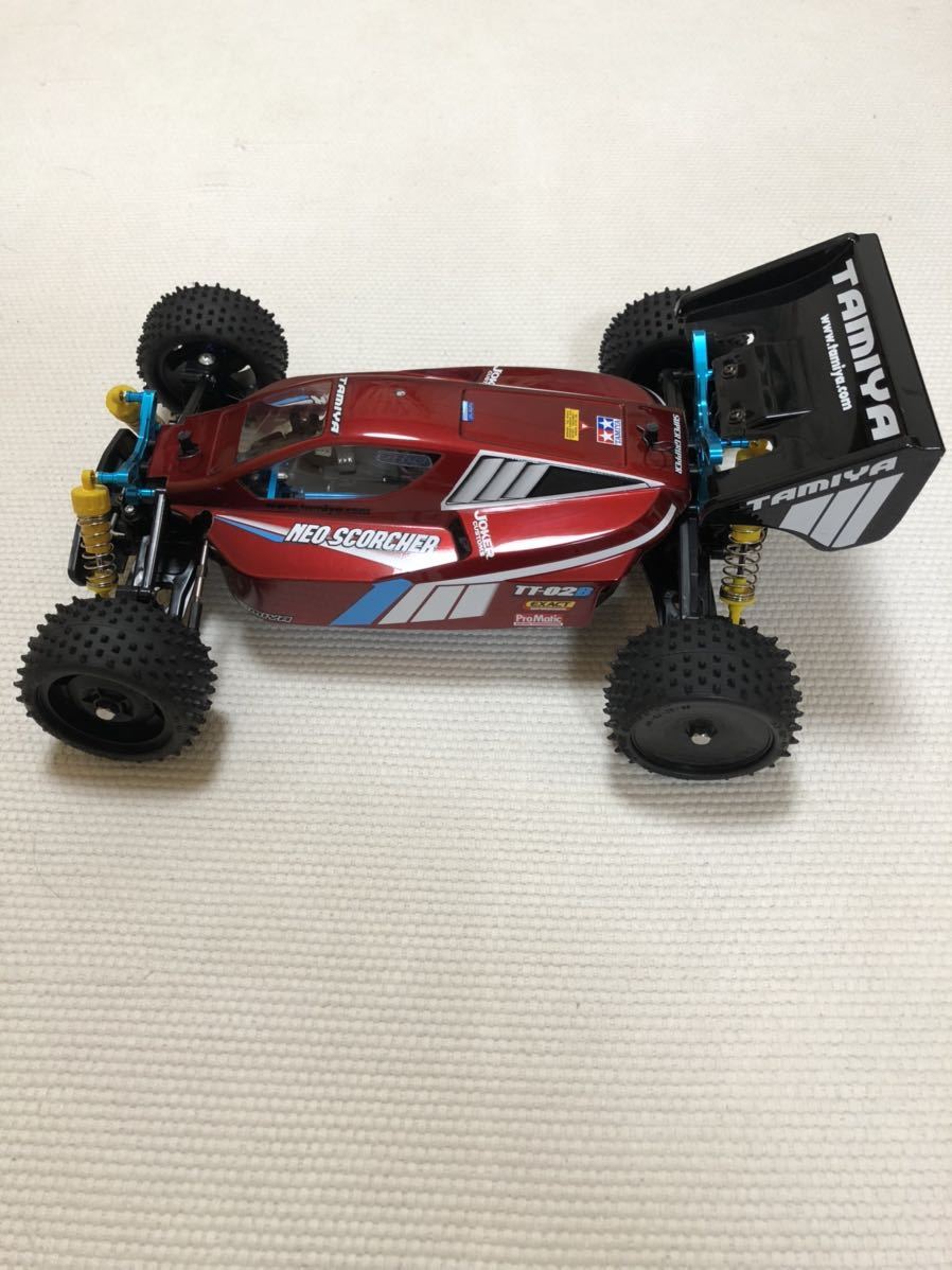 ラジコン 1⁄10 タミヤ XB TT-02B ネオスコーチャー バギーメカレス