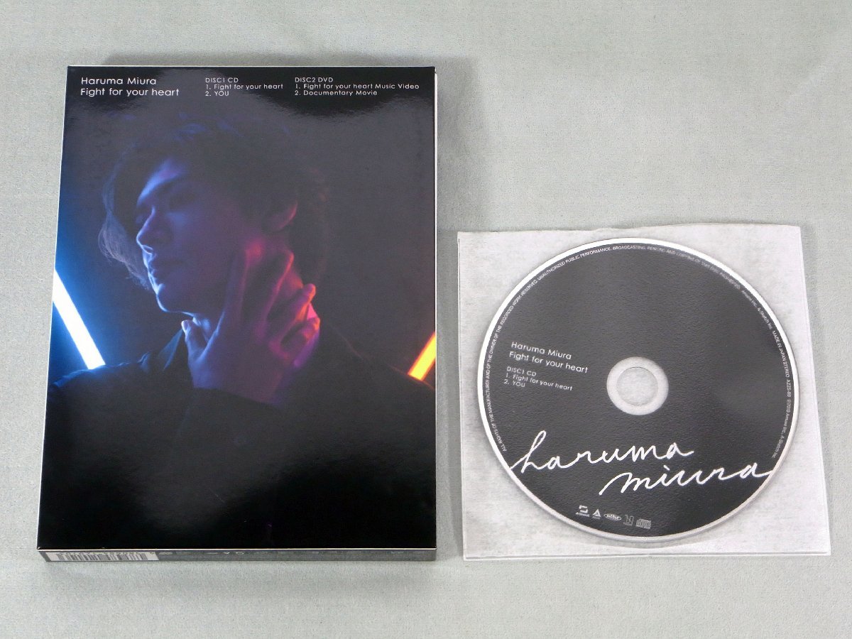 中古品＞アミューズ 三浦春馬 Fight for your heart 初回限定盤 CD+DVD