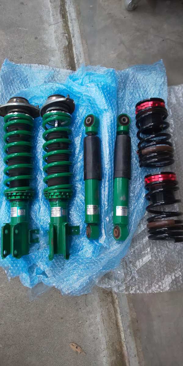 TEIN 車高調 ストリートベイシス MC21 ワゴンR用 + シュピーゲルスプリングアジャスター付き 新規格スズキ用(サスペンションキット（一式）)｜売買されたオークション情報、yahooの商品情報を サスペンションキット（一式）