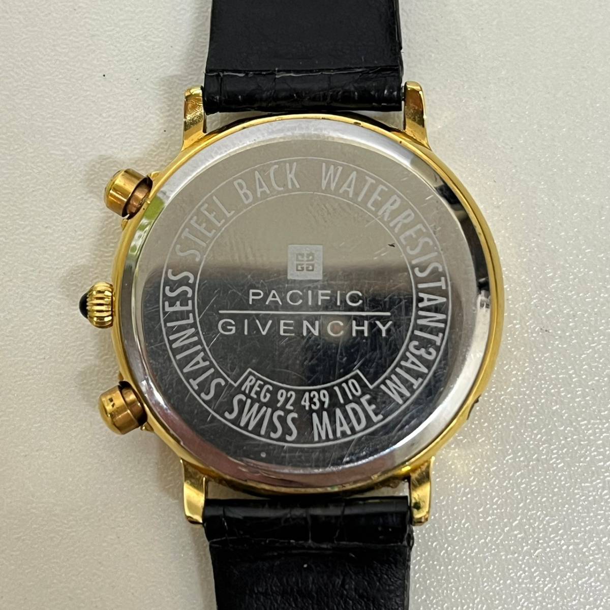 C-13168 【1円～】 GIVENCHY ジバンシー 腕時計 REG92439110 クロノ