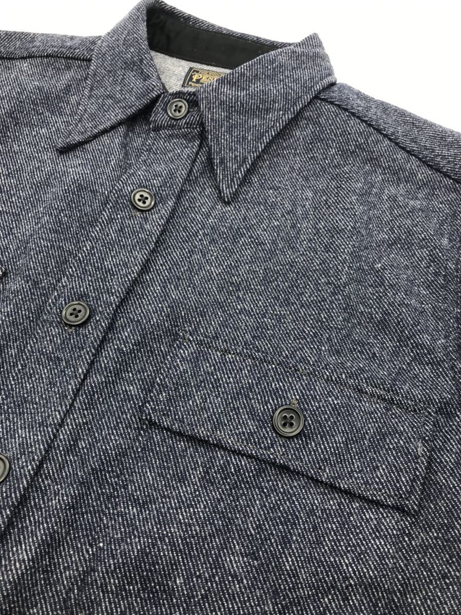 【日本製】WAREHOUSE× PENDLETON/ウエアハウス×ペンドルトン ウール長袖シャツ　36 トイズマッコイ　フリーホイラーズ