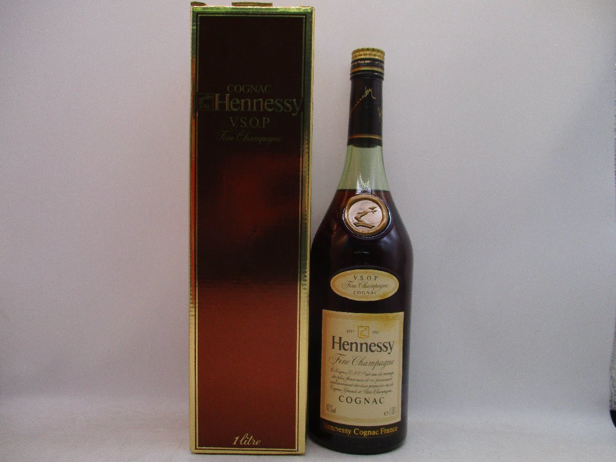 HENNESSY VSOP ヘネシー 1000ml 40% コニャック ブランデー 古酒 未開