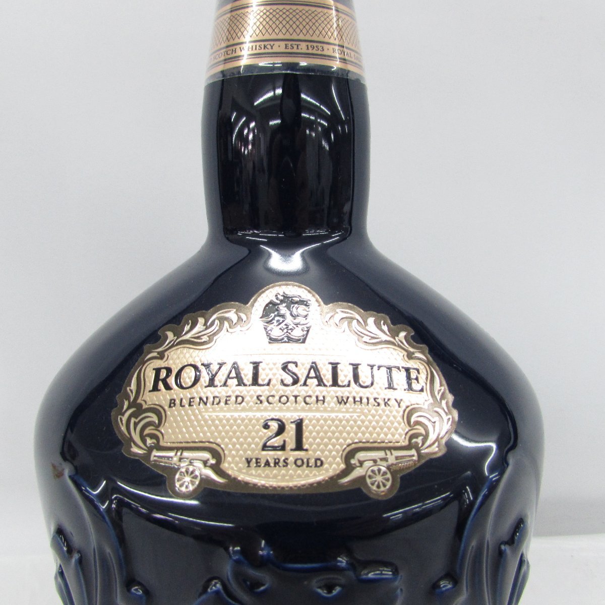 未開栓】ROYAL SALUTE ロイヤルサルート 21年 青 陶器ボトル 