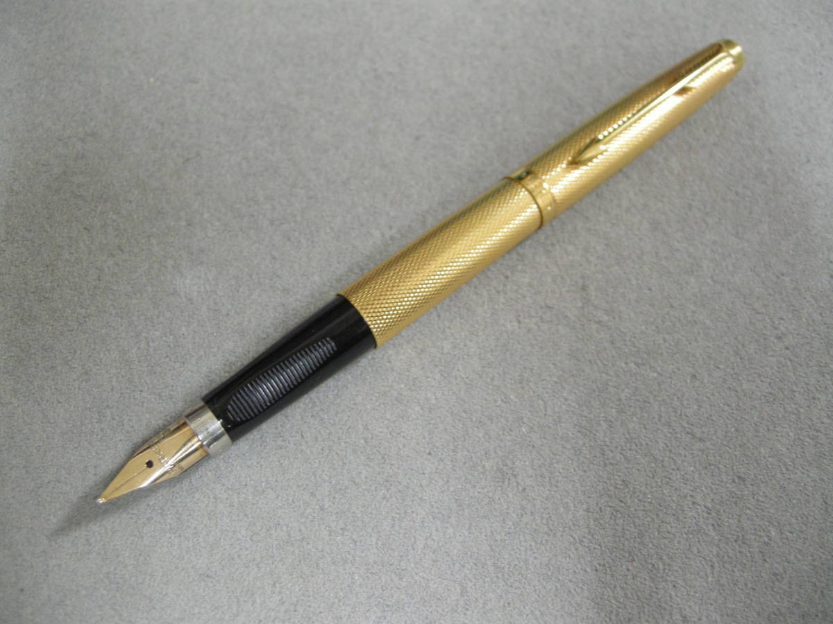 中古品】パーカー万年筆 パーカー75 ペン先585(14金ペン) MADE IN