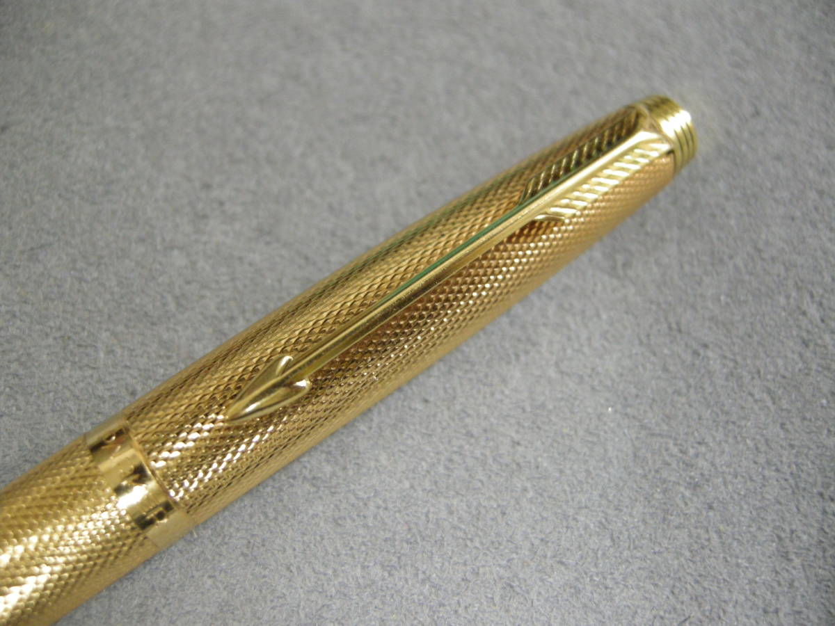 中古品】パーカー万年筆 パーカー75 ペン先585(14金ペン) MADE IN