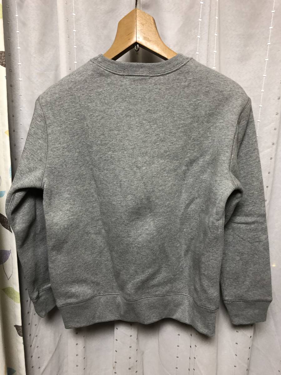 新品 ポロ ラルフローレン 裏起毛トレーナー 150cm M (10/12) グレー  