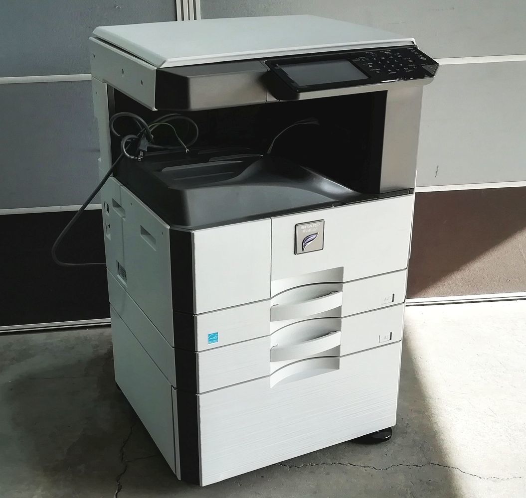 印刷枚数 6114枚！】SHARP シャープ A3 モノクロコピー機 複合機 MX 