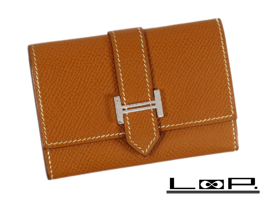 HERMES】 エルメス ベアン コイン ケース 小銭 財布 サイフ カード 