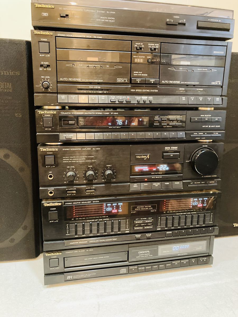 h50 必見 Technics テクニクス SL-J100R/RS-X840/ST-X840/SU-X840/SH