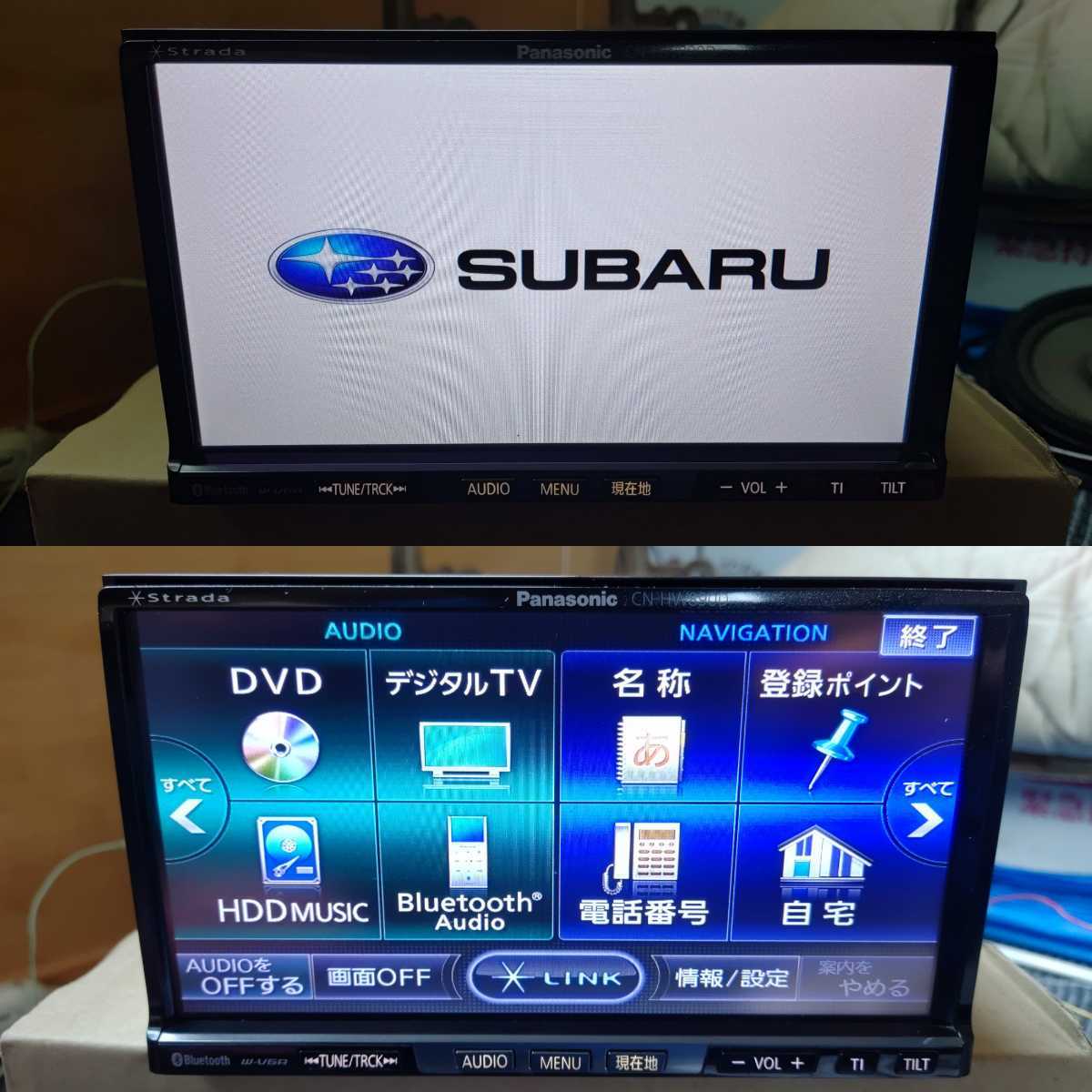 CN-HW890DFA ストラーダ Panasonic スバル パナソニック 純正HDDナビ 
