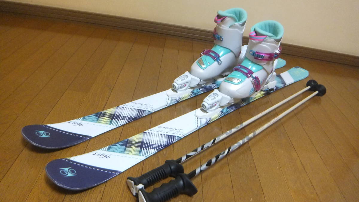 ◎即決/送料無料◎Jr用＊Hart/128cm◎ブーツ/22cm◎カーボンストック付◎WAX済