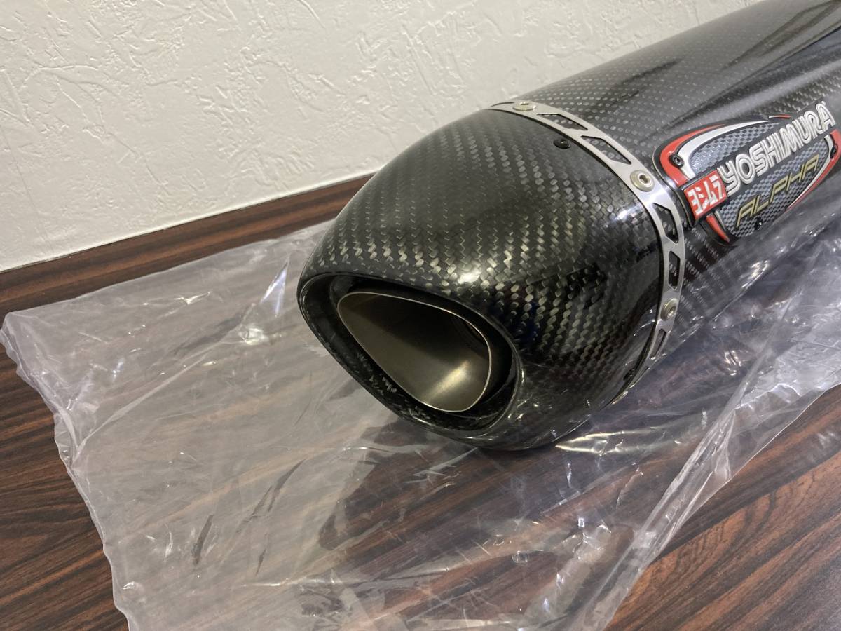 SV650 USヨシムラ スリップオン ALPHAサイクロン(マフラー本体（社外 