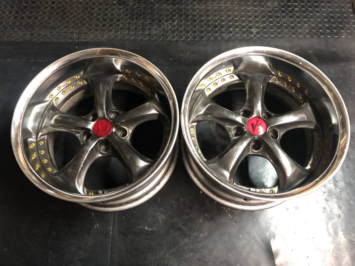 WORK ワーク VSKF vskf VS-KF 2本 9J -3 17インチ PCD114.3 5H 5穴