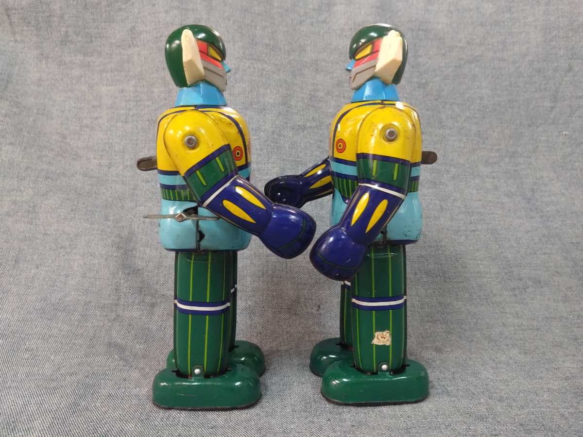 ☆激レア ブリキ 2点セット 旧だっこちゃんマーク タカラ 鋼鉄ジーグ  