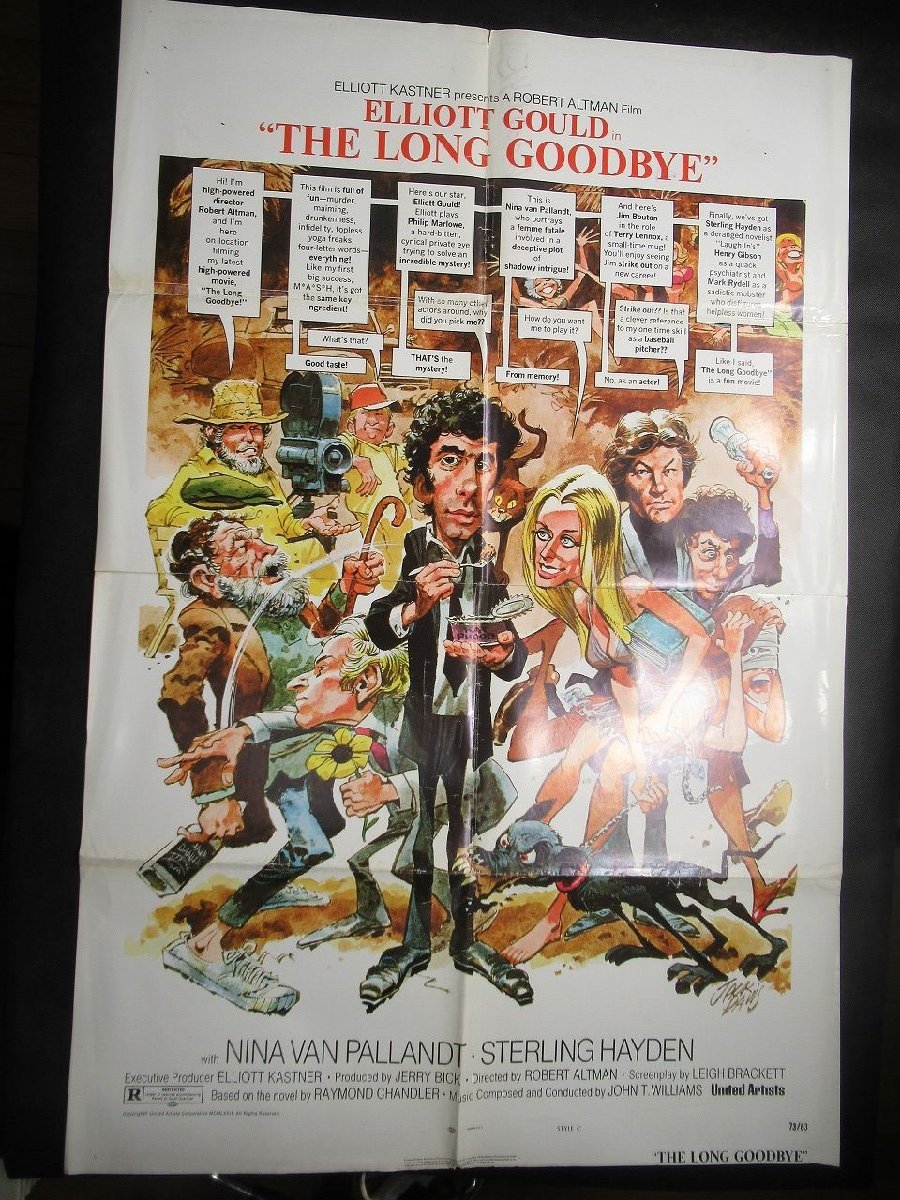 当時物　映画 ロング・グッドバイ ポスター N1297/US版1sh 映画ポスター【The Long Goodbye】(ロング・グッドバイ