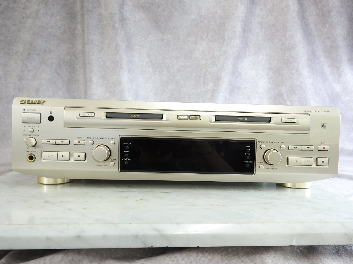 MDS-W1 Sony Recorder | Deck ジャンク扱い Mini Disc Player