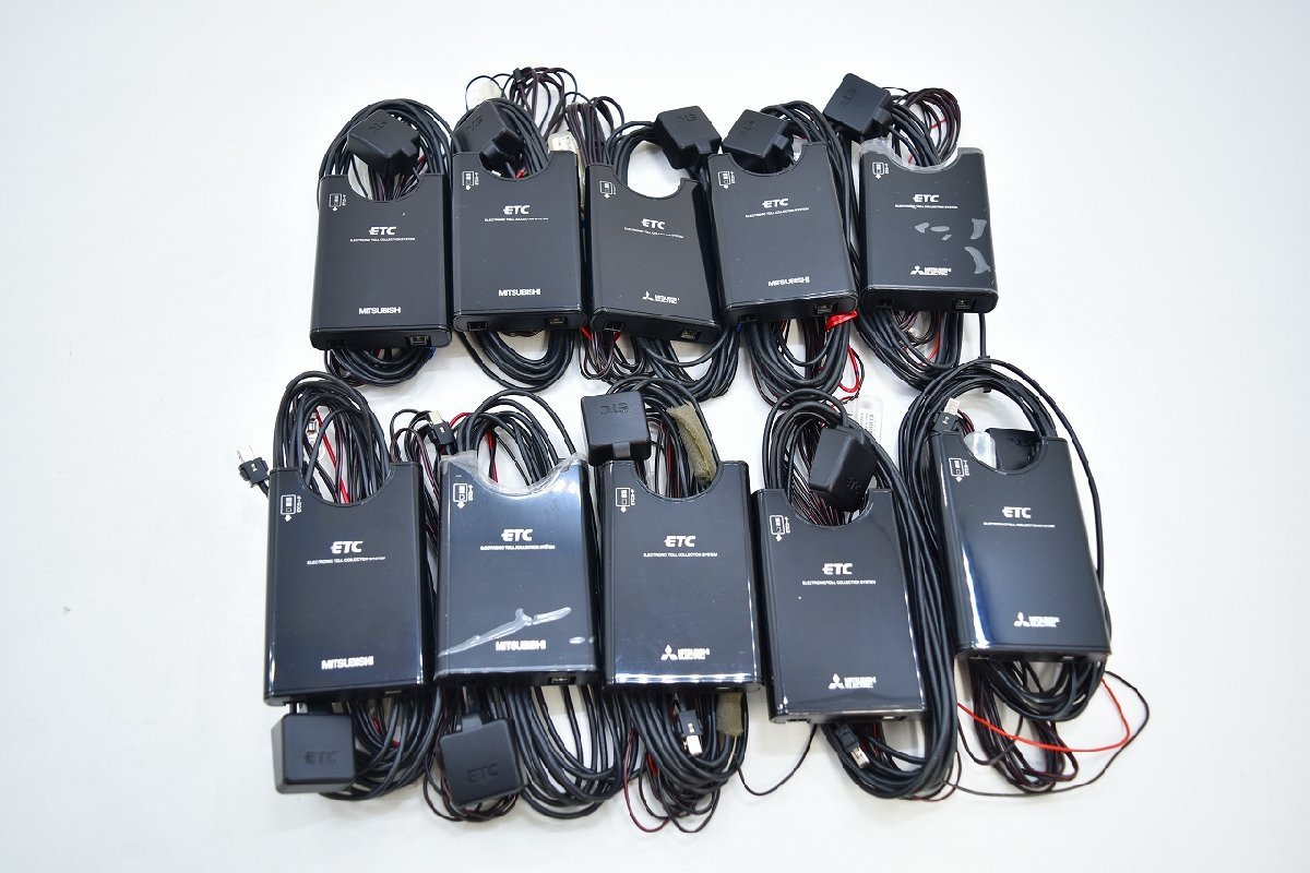 【中古ETC10台】三菱 EP-9U69V アンテナ分離/音声.12V/24V.清掃済.保証あり