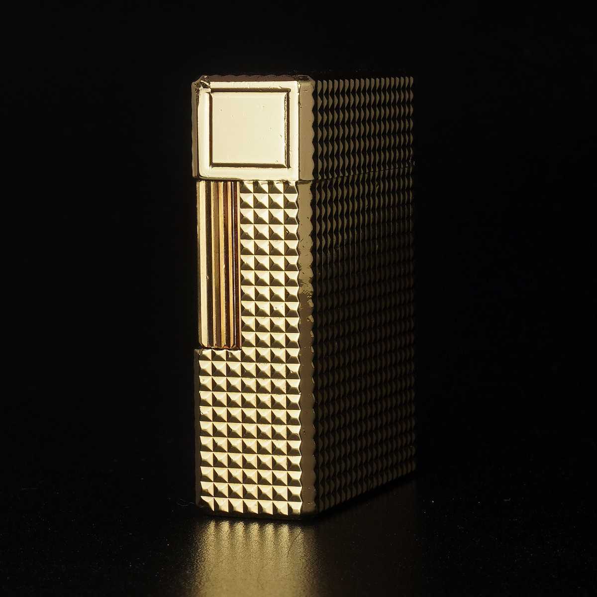 1円 S.T.Dupont デュポン ライン1S 20μ ゴールドカラー ローラー ガス 