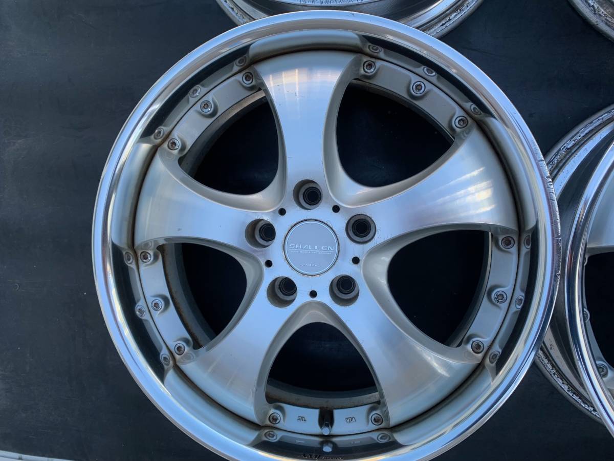 AME SHALLEN（シャレン） CX 共豊 18インチ 中古4枚セット(5穴