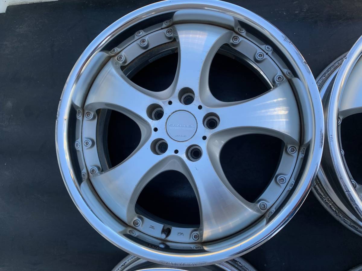 AME シャレン 18インチ 中古4本セット AME SHALLEN（シャレン） CX 共豊 18インチ 中古4枚セット(5穴