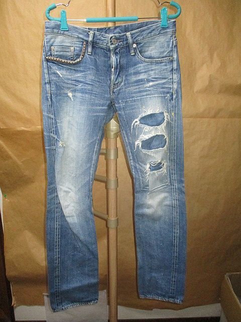 ヒステリックグラマー HYSTERIC GLAMOUR　PF加工　クラッシュ　リペア　デニム　30