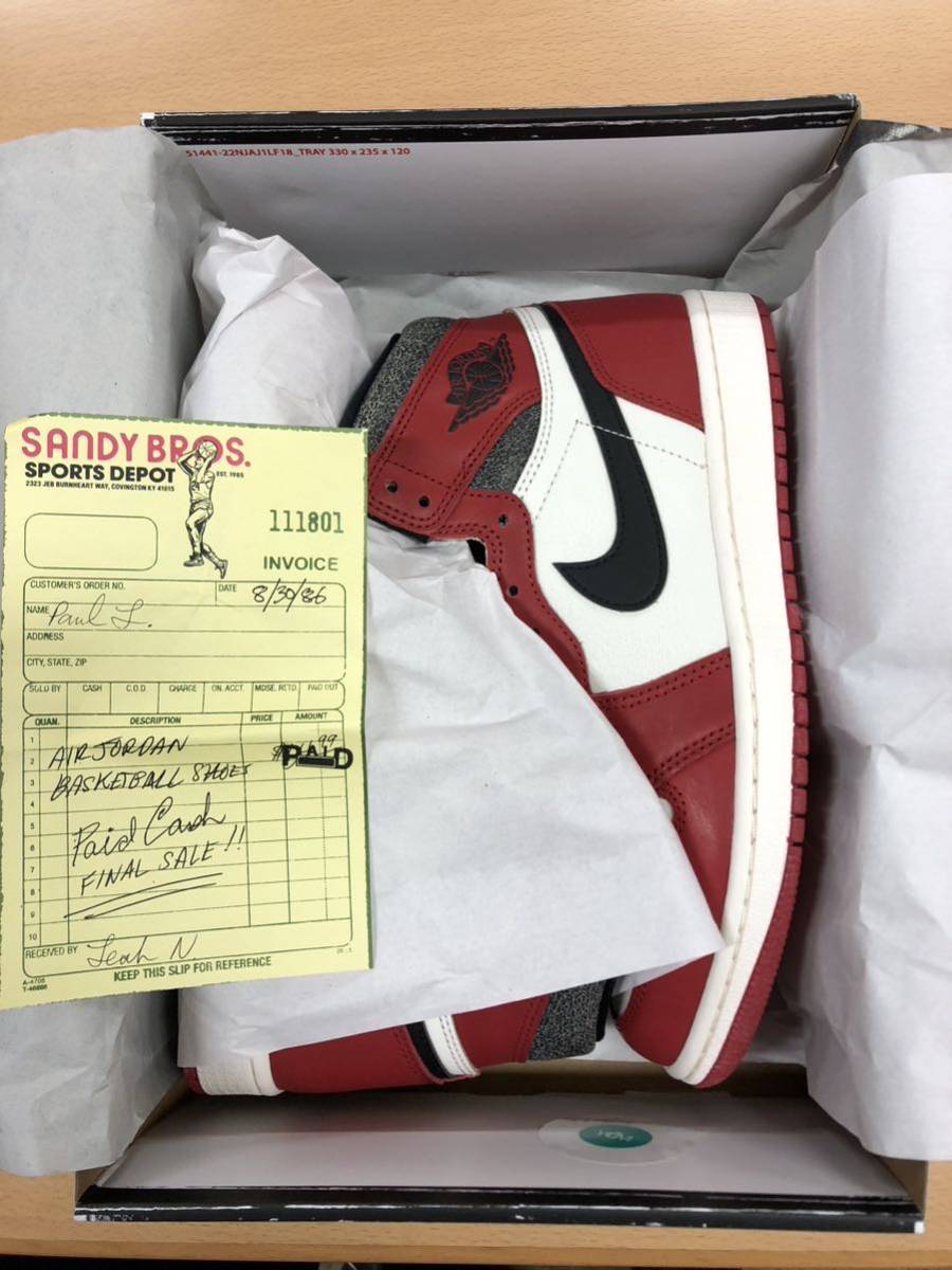 激安大特価，セール ナイキエアジョーダン1 RETRO HIGH OG DZ5485 612 CHICAGO 27.0cm USA9(27.0cm)｜売買されたオークション情報、yahooの商品情報をアーカイブ公開 - オークファン 27.0cm