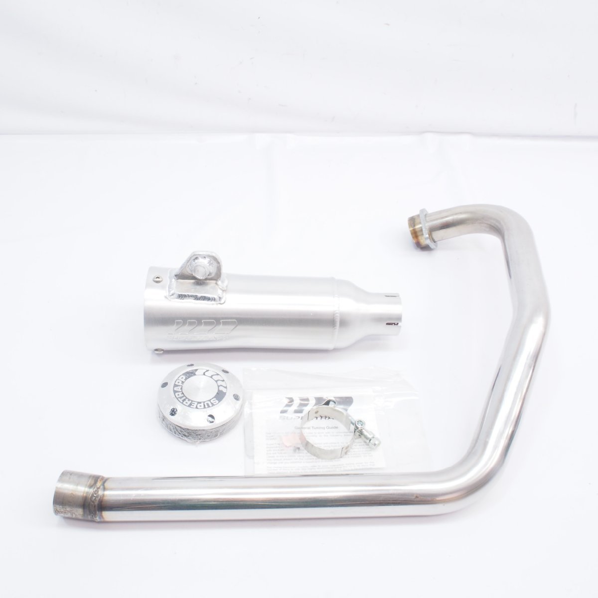 SR400 SR500 スーパートラップ4インチ未使用サイレンサー中古エキパイ