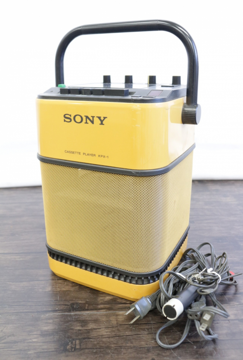 SONY カセットプレーヤー KPX-1 イエロー カラオケ ソニー公式ストア