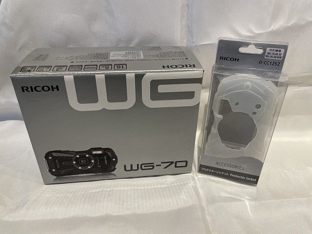 RICOH リコー デジタルカメラ WG-70 ブラック 本格防水 耐衝撃 防塵