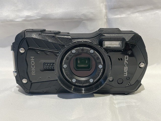 RICOH リコー デジタルカメラ WG-70 ブラック 本格防水 耐衝撃 防塵