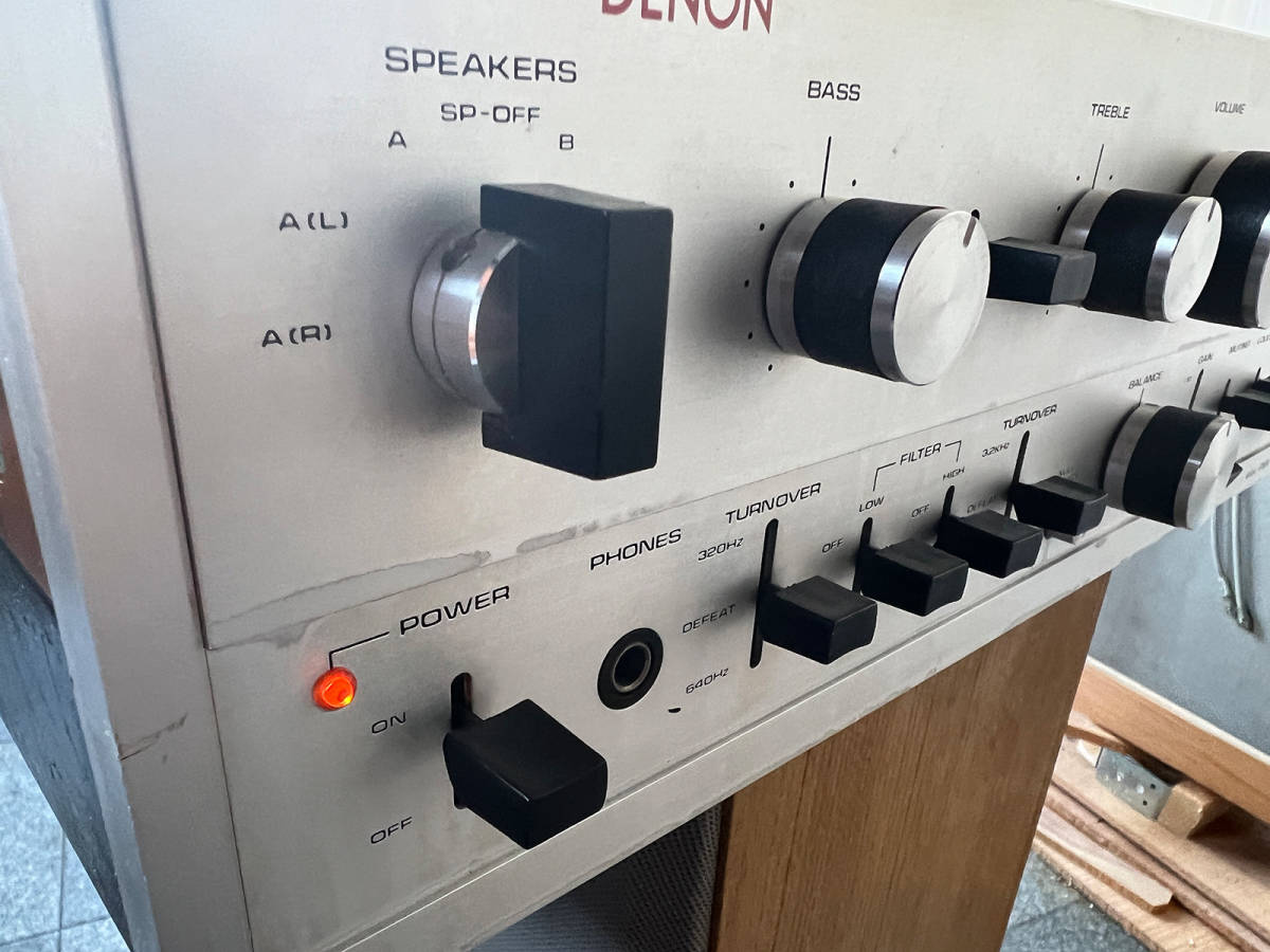 通電のみ確認】DENON PMA-700MKIII プリメインアンプ デノン 通電のみ