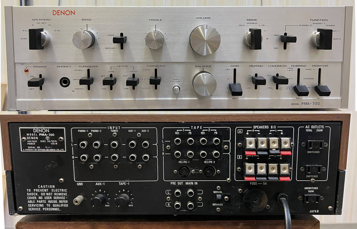 【通電のみ確認】DENON PMA-700MKIII プリメインアンプ デノン 通電のみ確認】DENON PMA-700MKIII プリメインアンプ デノン 通電のみ