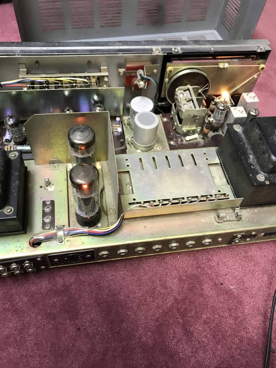 Yahoo!オークション パナアンプ 60R - NATIONAL 松下電器 WA-605 真空 monaural amplifier PA 60R(WA-605) tube PANA-AMP National 戦後の学校放送受信機