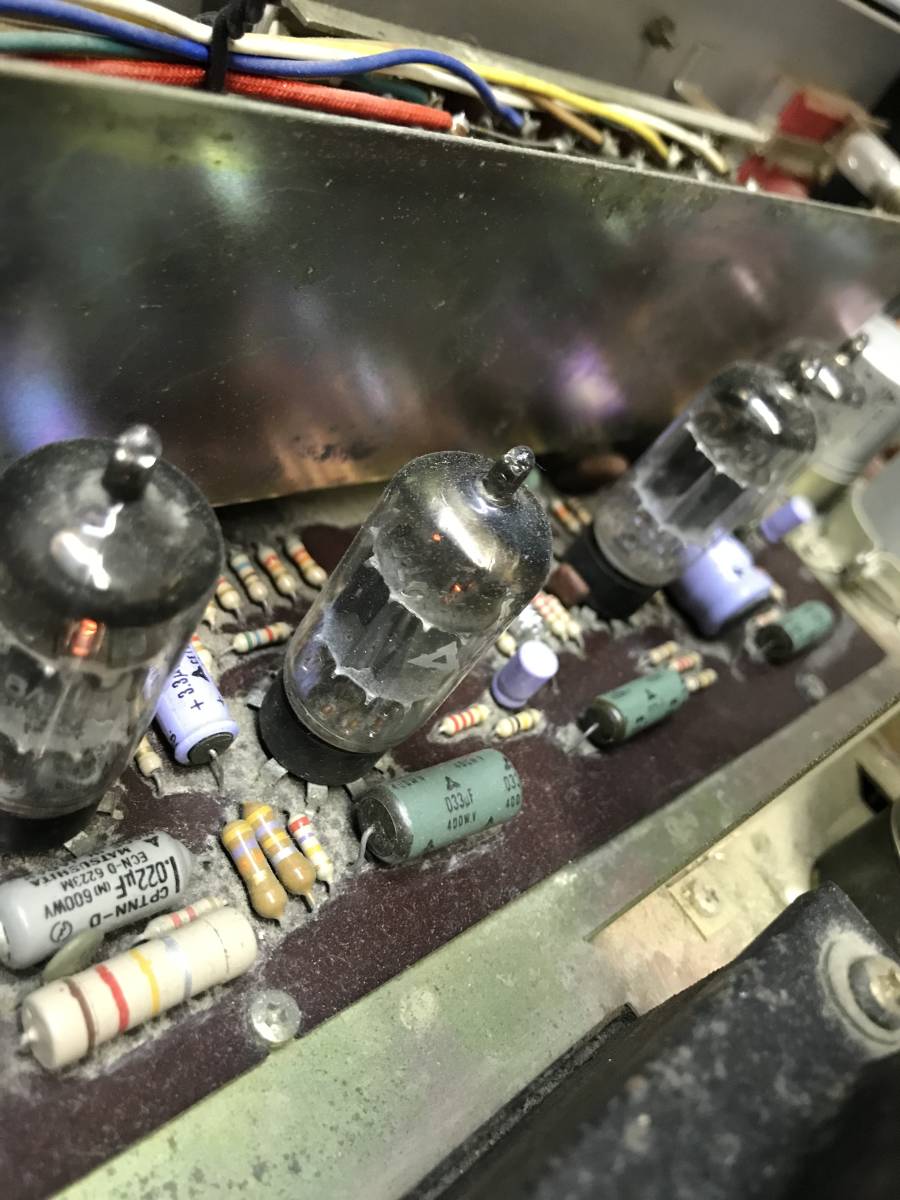 Yahoo!オークション パナアンプ 60R - NATIONAL 松下電器 WA-605 真空 monaural amplifier PA 60R(WA-605) tube PANA-AMP National 戦後の学校放送受信機
