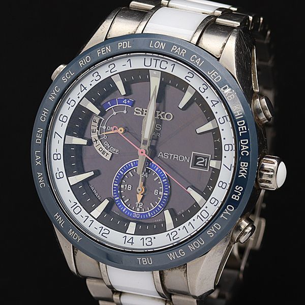 SEIKO アストロン 7X52-0AJ0 GPSソーラー 稼働品 美品 セイコー アストロン 7X52-0AJ0 GPS衛星電波ソーラー リミテッド