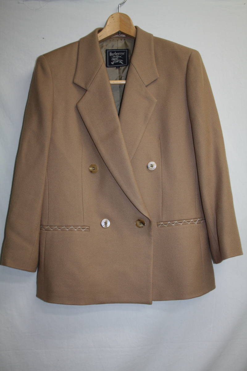 【美品】BURBERRYS　バーバリー　レディース　ジャケット　ブラウン　サイズ7　ウール100％　 レディース BURBERRYS(バーバリーズ) アウター ノバチェック ハーフコート パファージャケット